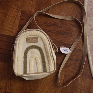 Bath & Body Works Cream and Tan Crossbody Bag